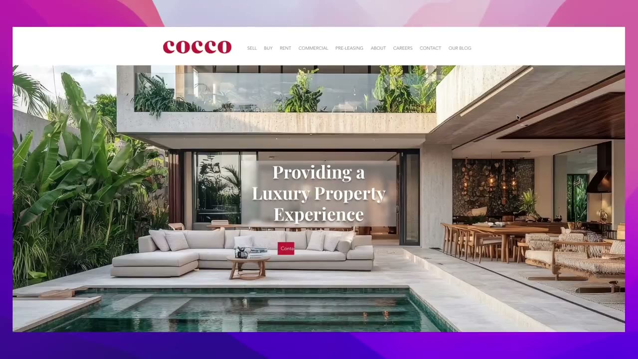 Cocco Property 현재 사이트